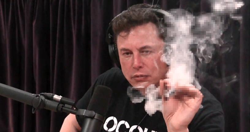 Tesla’nın CEO’su Elon Musk, Canlı Yayında Esrar İçti